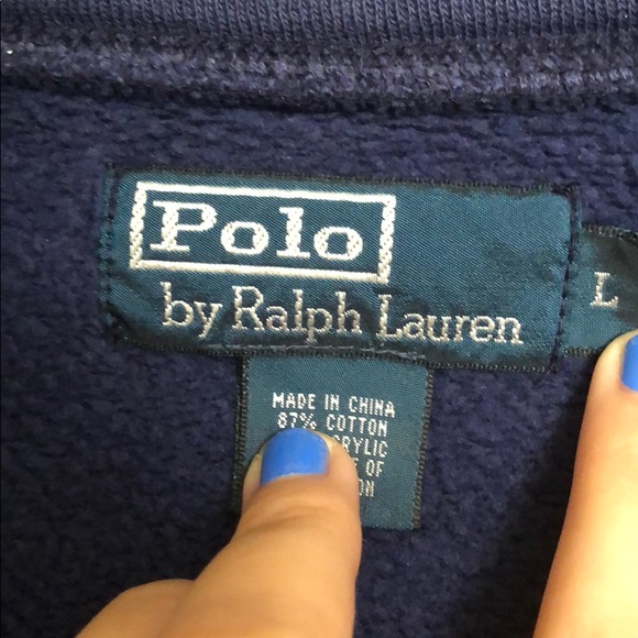 Men’s Ralph Lauren USA Zip-Up Pullover - Picture 2 of 3